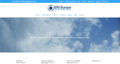 Desktop Screenshot of idgeurope.com